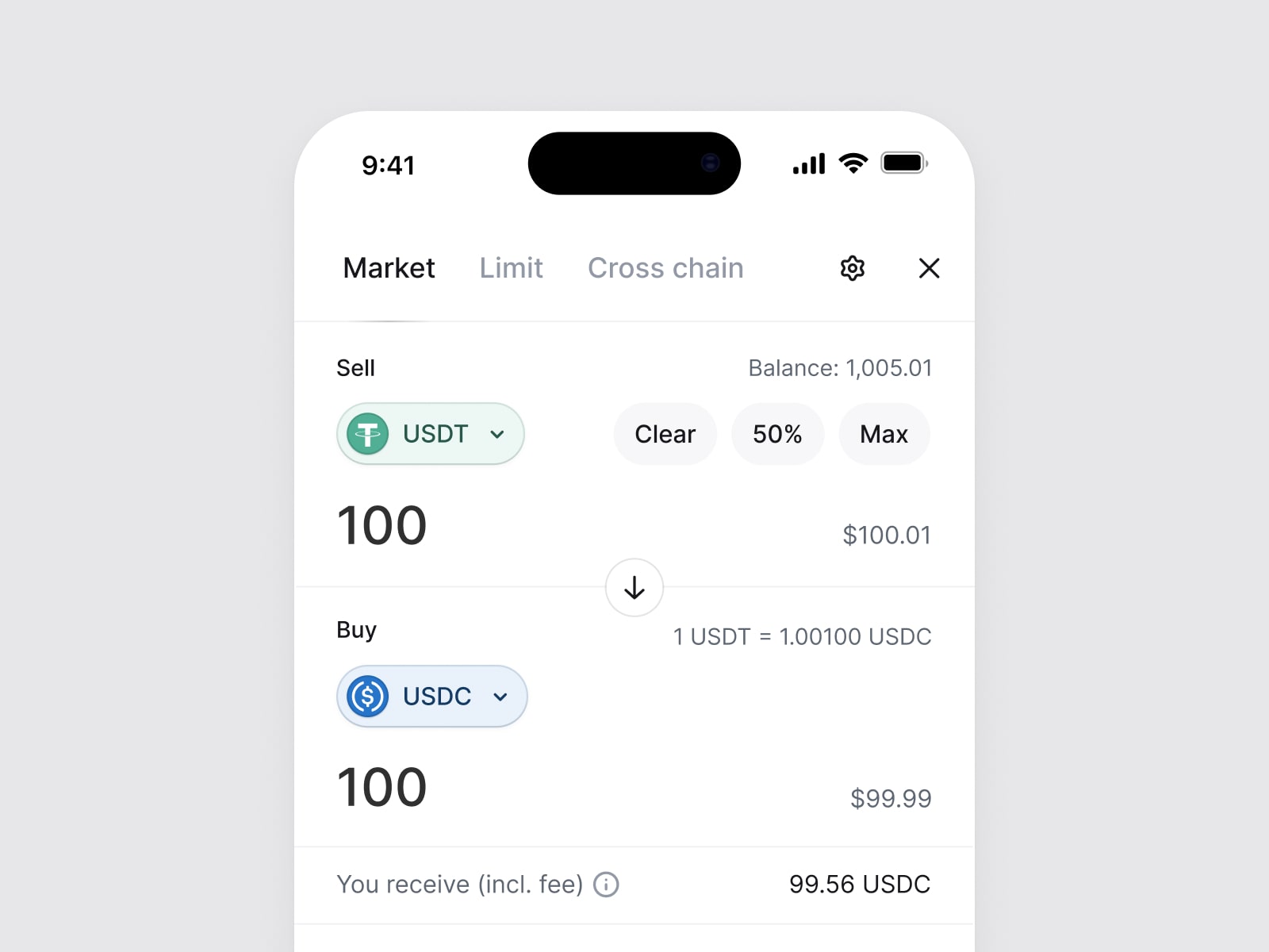 Matcha trade module