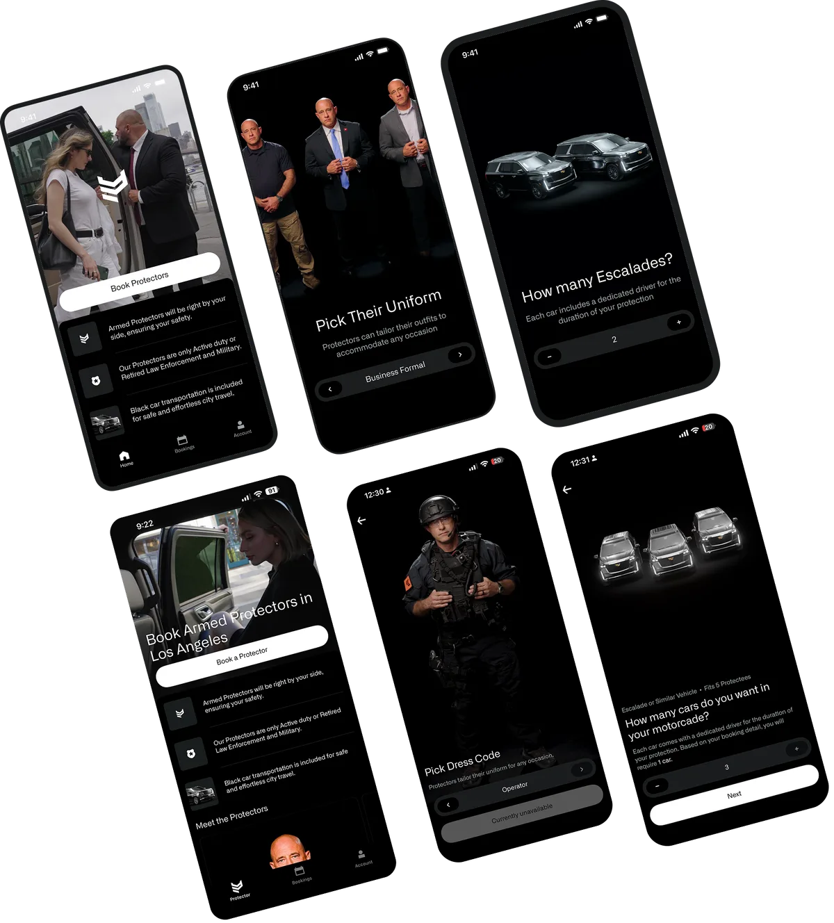 Protector booking